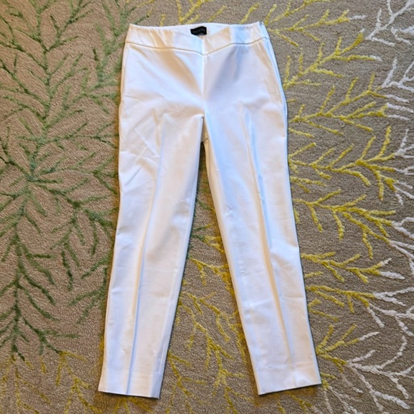 Talbots Chatham white ankle pants 2p NWT - Picture 1 of 5